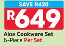 Aloe 6 Piece Cookware Set-Per Set