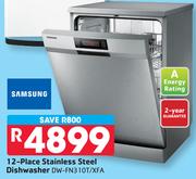 Samsung 12 Place Stainless Steel Dishwasher DW-FN310T/XFA