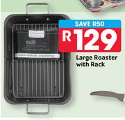 o2 Cook Large Roaster With Rack