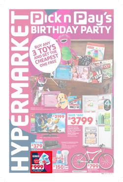 Pick n Pay Hyper : Birthday (21 Jul - 02 Aug 2015), page 1