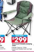 Blue Mountain Oversized Foldable Camping Chair