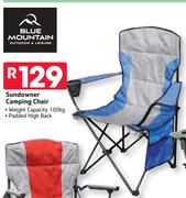 Blue Mountain Sundowner Camping Chair