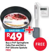 PnP Springform Cake Pan+ Free PnP Silicone Spatula