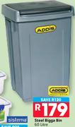 Addis Steel Bigga Bin-60L