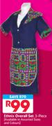 Ethnix 3 Piece Overall Set
