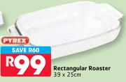 Pyrex Rectangular Roaster 39x25Cm
