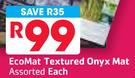 Eco Mat Textured Onyx Mat Assorted-Each