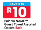 PnP No Name Guest Towel-Each