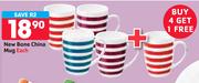 New Bone China Mug-Each
