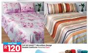 PnP No Name Microfibre Design Double Comforter Assorted-Each
