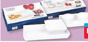 Modern Living 2-Piece White Serving Set-Per Set