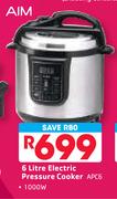 AIM 6ltr 1000W Electric Pressure Cooker APC6
