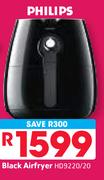 Philips Black Airfryer HD9220/20