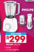 Philips 400W Blender HR2103-1.5ltr