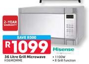 Hisense 36ltr Grill Microwave H36MOMME