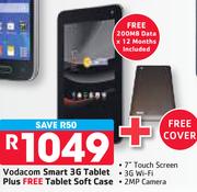 Vodacom Smart 3G Tablet+ Free Tablet Soft Case