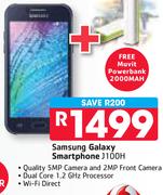 Samsung Galaxy Smartphone J100H+ Free Muvit Powerbank 2000mAh