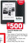 Kobo Touch E-Reader And Cover