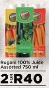 Rugani 100% Juice Assorted-For 2 x 750ml