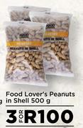 Food Lover's Peanuts In Shell-For 3 x 500g