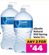 aQuelle Natural Still Spring Water-For Any 2 x 5Ltr