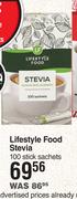 Lifestyle Food Stevia-100 Stick Sachets
