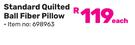 Always Home Standard Quilted Ball Fibre Pillow-Each