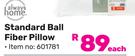 Always Home Standard Ball Fibre Pillow-Each