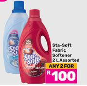 Sta Soft Fabric Softener Assorted-For Any 2 x 2L