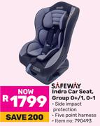 Safeway Indra Car Seat Group 0+/1,0-1