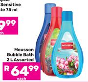 Mousson Bubble Bath Assorted-2L Each