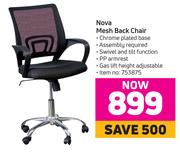 Nova Mesh Back Chair