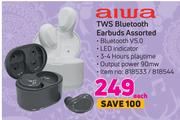 Aiwa TWS Bluetooth Earbuds Assorted-Each