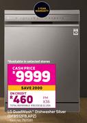 LG QuadWash Dishwasher (Silver) DFB512FB.APZ