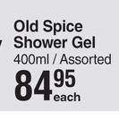 Old Spice Shower Gel Assorted-400ml Each 