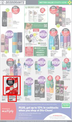 Dis-Chem : Spring Savings (15 August - 15 September 2024), page 11
