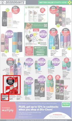 Dis-Chem : Spring Savings (15 August - 15 September 2024), page 11