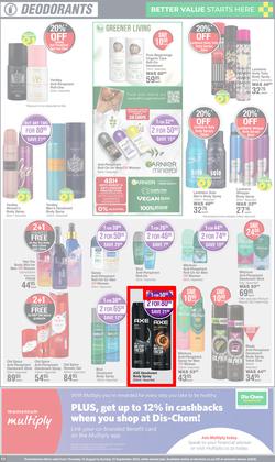 Dis-Chem : Spring Savings (15 August - 15 September 2024), page 11
