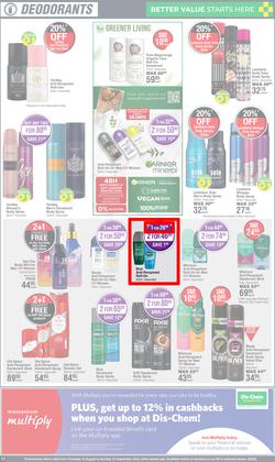 Dis-Chem : Spring Savings (15 August - 15 September 2024), page 11
