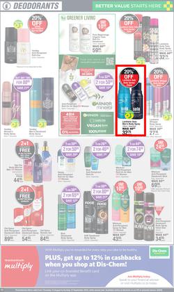 Dis-Chem : Spring Savings (15 August - 15 September 2024), page 11