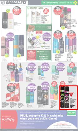 Dis-Chem : Spring Savings (15 August - 15 September 2024), page 11
