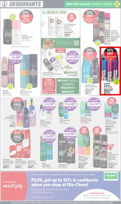 Dis-Chem : Spring Savings (15 August - 15 September 2024), page 11