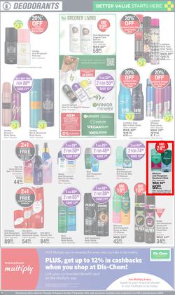 Dis-Chem : Spring Savings (15 August - 15 September 2024), page 11