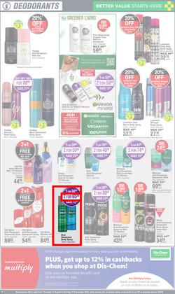 Dis-Chem : Spring Savings (15 August - 15 September 2024), page 11