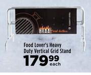 Food Lover's Heavy Duty Vertical Grid Stand-Each