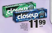 Close Up Toothpaste(Selected)-125g Each