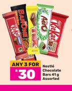 Nestle Chocolate Bars Assorted-For Any 3 x 41g