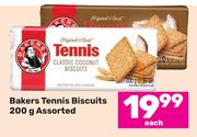 Bakers Tennis Biscuits Assorted-200g Each