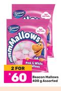 Beacon Mallows Assorted-For 2 x 400g