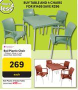Contour Bali Plastic Chair  850017892, 850017588-Each